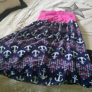 Strapless mini dress womans medium